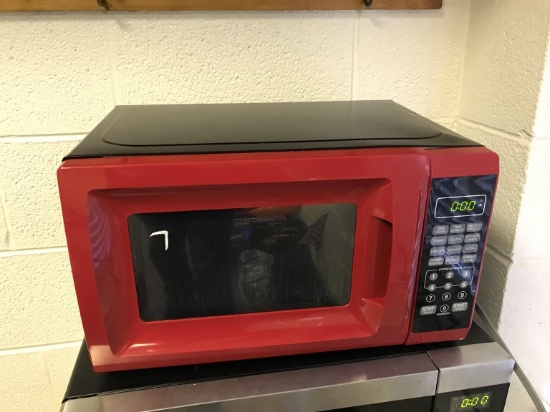 Red & Black Microwave         -7