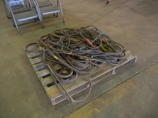 PALLET OF WELDING TORCHES & HOSES
