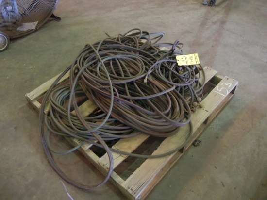 PALLET WITH TORCH HOSES