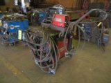 LINCOLN FLEXTEC 450 WELDER,  WITH LF-72 WIRE FEED