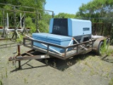 AIRMAN 185S AIR COMPRESSOR,  4 CYLINDER DIESEL, TRAILER MOUNTED S# B46B4137