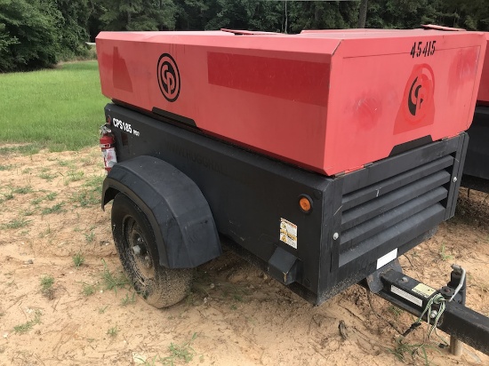 2012 CHICAGO PNEUMATIC CPS185PD PORTABLE AIR COMPRESSOR, 2,570+ hrs,  PERKI