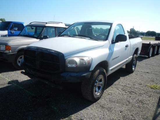 2007 DODGE RAM 1500 PICKUP TRUCK,  V8 GAS, AUTOMATIC, PS, AC, (DOES NOT RUN