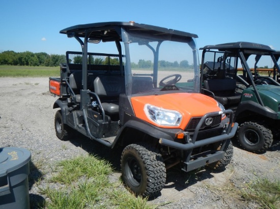 KUBOTA 1140 SIDE BY SIDE ATV, 256 hrs,  DIESEL, 4X4, AUTOMATIC, PS, 4-SEATS