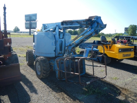 1997 GENIE Z-34/44D MAN LIFT, 3K hrs,  DIESEL, 4X4, 500 LB CAPACITY, S# 470