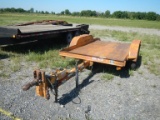 UTILITY TRAILER,  10', TILT, 3' DOVETAIL, TANDEM AXLE S# 1327