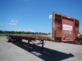 IN WAY 48' FLATBED TRAILER,  11R22.5 TIRES ON HUB PILOTS S# 360817