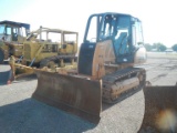 CASE 650K CRAWLER DOZER, 875 hrs,  ENCLOSED CAB, AC, 6 WAY BLADE, SWEEPS, S