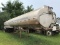 1973 BUTLER ALUMINUM TANKER TRAILER,  8500 GALLON, TANDEM AXLE, SPRING RIDE