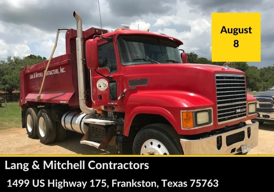 Lang & Mitchell Contractors/Retirement Auction