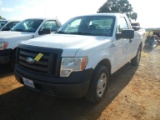 2009 FORD F150 PICKUP TRUCK, 100k mi,  SINGLE CAB, GAS, AUTOMATIC, FUEL TAN