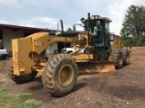 2008 CATERPILLAR 140M MOTOR GRADER, 7,079 HRS.  VHP, CAB, AC, ARTICULATED,