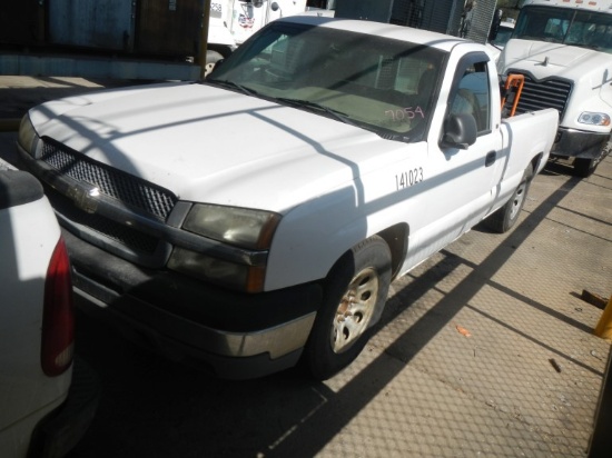 2005 CHEVROLET 1500 PICKUP TRUCK, n/a mi,  V8 GAS, AUTOMATIC, PS, AC FANS A