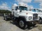 1998 MACK RD688S TRUCK TRACTOR,  DAY CAB, MACK 350 DIESEL, 9 SPEED, TWIN SC