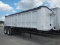 1978 EAST 26' END DUMP TRAILER,  ALUMINUM, TANDEM AXLE CENTERPOINT SUSPENSI