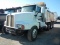 1991 KENWORTH T600 DUMP TRUCK,  CAT DIESEL, 9 SPEED, OX BODY 15' BED, TWIN