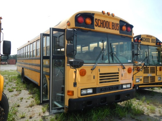 2003 BLUEBIRD SCHOOL BUS,  71-PASSENGER, CAT C7 DIESEL, AUTOMATIC, PS, 22.5