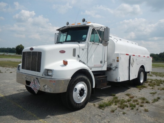 2002 PETERBILT 330 FUEL TRUCK,  2000 GALLON, CATERPILLAR 3126 250HP DIESEL,