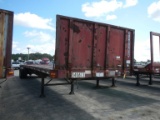 1995 GREAT DANE FLATBED TRAILER,  48'X96