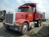 1993 PETERBILT 375 DUMP TRUCK, 457,000+ mi,  CAT DIESEL, 10-SPEED, 13' HILB