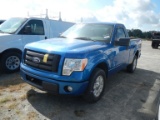 2009 FORD F150 PICKUP TRUCK, 192K mi,  V8 GAS, AUTOMATIC, PS, AC S# B66829