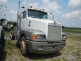 1987 KENWORTH T600 TRUCK TRACTOR,  CUMMINS 315 DIESEL, 9 SPEED, TWIN SCREW