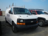 2008 CHEVROLET CARGO VAN, 201K + mi,  V6 GAS, AUTOMATIC, PS, AC, S# 206455