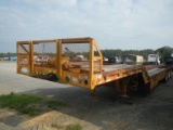 2000 LEDWELL HYDRAULIC TAIL TRAILER,  53', TRI AXLE, AIR RIDE, TANDEM AXLE,