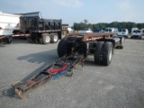 2007 AMREP ROLL OFF PUP TRAILER WITH DOLLY,  27-30' CONTAINER TRAILER, ALUM