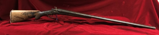 Belgium Exposed Hammer SxS 12ga Shotgun – Solid Rib, Only # Markin