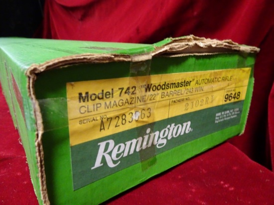 Remington Model 742 .243 Semi-Automatic Rifle – NIB, Never Been Fired, All
