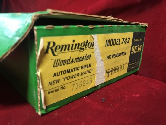 Remington Model 742 .280 Semi- Automatic Rifle – NIB, Never Been Fired, S#7