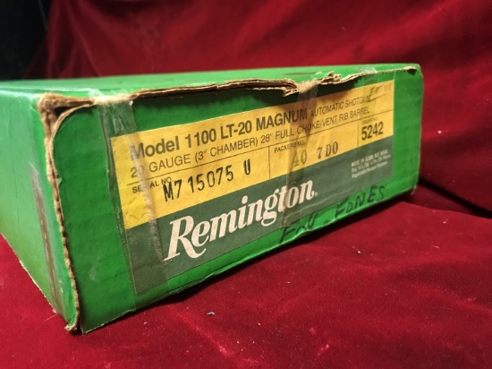 Remington 1100 LT-20ga. Magnum Semi-Automatic Shotgun – NIB W Paper Work, N