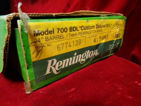 Remington Model 700 BDL Custom Deluxe 7mm Rem Mag Bolt Action Rifle – NI