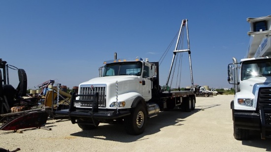 2013 INTERNATIONAL 5900 I PAYSTAR GIN POLE WINCH TRUCK, 1,211+ hrs, 21,140+