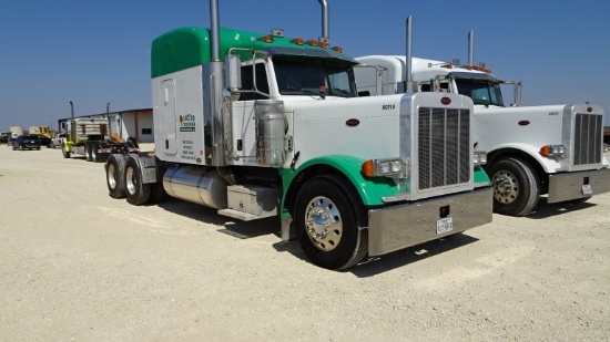 2007 PETERBILT 379 EXTENDED HOOD TRUCK TRACTOR, 28,162+ hrs, 780,467+ mi,