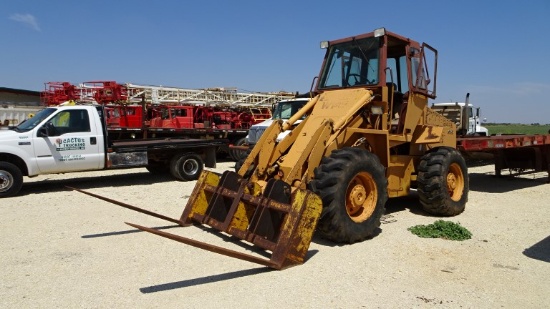 1989 CASE W14B WHEEL LOADER,  FORKS, GOOD TIRES S# JAK0018186 C# 58901