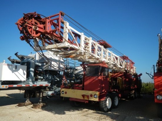1972 WILSON WORKOVER WELL SERVICE RIG, 2,625+ hrs,  CATERPILLAR DIESEL, 4-A