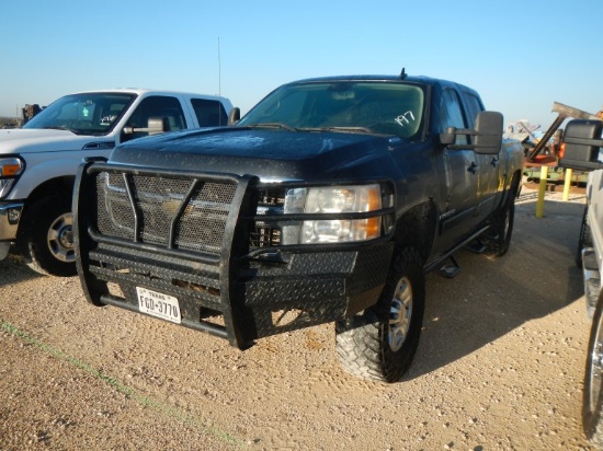 2008 CHEVROLET 2500 LTZ PICKUP TRUCK, BLACK 278k + miles  CREW CAB, 4X4, DU