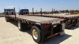 2000 FRUEHAUF FLATBED TRAILER,  48' X 102