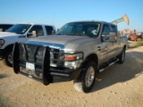 2010 FORD F-250 LARIAT PICKUP TRUCK, GOLD 172K + MILES  CREW CAB, 4X4, POWE