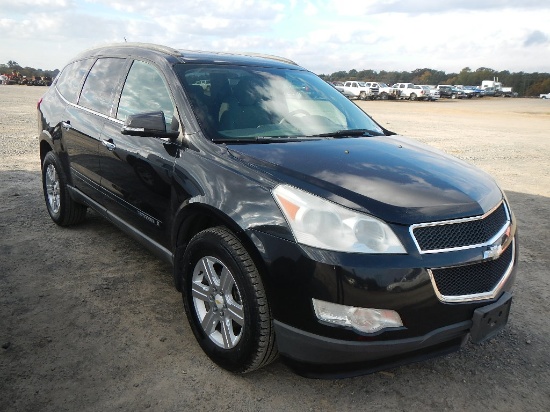 2009 CHEVROLET TRAVERSE SUV,  V6 GAS, AUTOMATIC, PS, AC, S# 62077