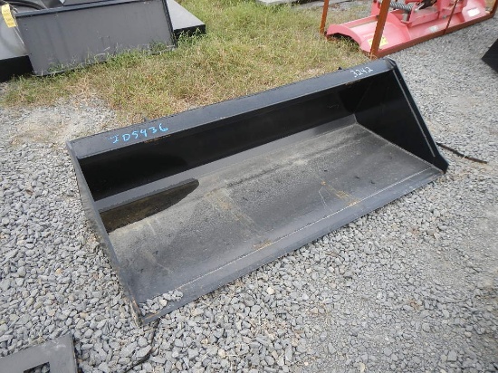 SMOOTH BUCKET,  72", FOR SKID STEER