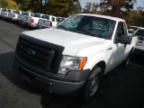 2010 FORD F-150 TRUCK, 117,767+ mi,  V8 GAS, AUTOMATIC, PS, AC S# 1FTMF1CW0