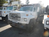 1988 FORD F700 DUMP TRUCK, 275,787+ MILES  FORD DIESEL, 5+2 SPEED, SINGLE A