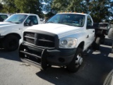 2009 DODGE RAM 3500 CAB & CHASSIS, 176,984+ MILES  V8, AT, PS, AC, S# 3D6WG