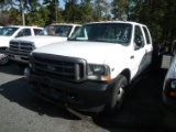 2006 FORD F350 FLATBED PICKUP TRUCK, 248,066+ MILES  (DOES NOT RUN) V8 GAS,