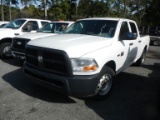 2012 DODGE RAM 2500 PICKUP TRUCK, 171,569+ MILES  CREW CAB, V8, AT, PS, AC,