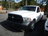 2016 DODGE RAM 1500 PICKUP TRUCK, 69,234+ MILES  V8, AT, PS, AC, (WRECKED)