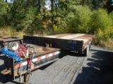 1996 NATIONAL 24DPH2 PINTLE HITCH EQUIPMENT TRAILER,  24' DECK, FULL TILT D